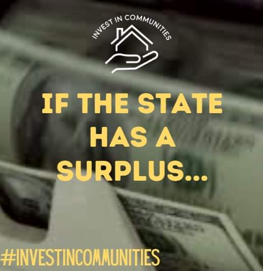 NWMCLegislative's tweet photo. Did you know? 
Illinois has a budget surplus of over a billion dollars – NOW’S the time to return our community’s fair share so we can #InvestInCommunities. 

Learn more and take action: 
https://t.co/y93lbmCc4i https://t.co/2W9JkfQKKM