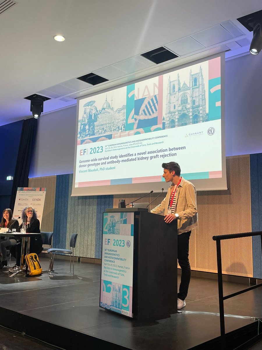 Such an interesting scientific program at #EFI2023 this afternoon. Teaching sessions, abstract sessions and Special Joint EFI-NAT Session with inspiring lectures and great speakers!
#immunogenetics #Nantes 
<a href="/EFI_Office/">EFI Office</a>
