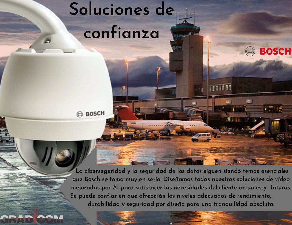 GRADICOMSA's tweet photo. Video Seguridad Bosch

Venezuela 1961 Piso 2º (C1096ABG) – Ciudad de Buenos Aires - Argentina T.E.L / FAX: (54 11) 7700-0060 - e-mail: info@gradicom.com - web: https://t.co/WSsySTadTZ https://t.co/aMhiEfZNrV