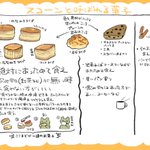 スコーンの区分が一目瞭然! おすすめの食べ方もあり