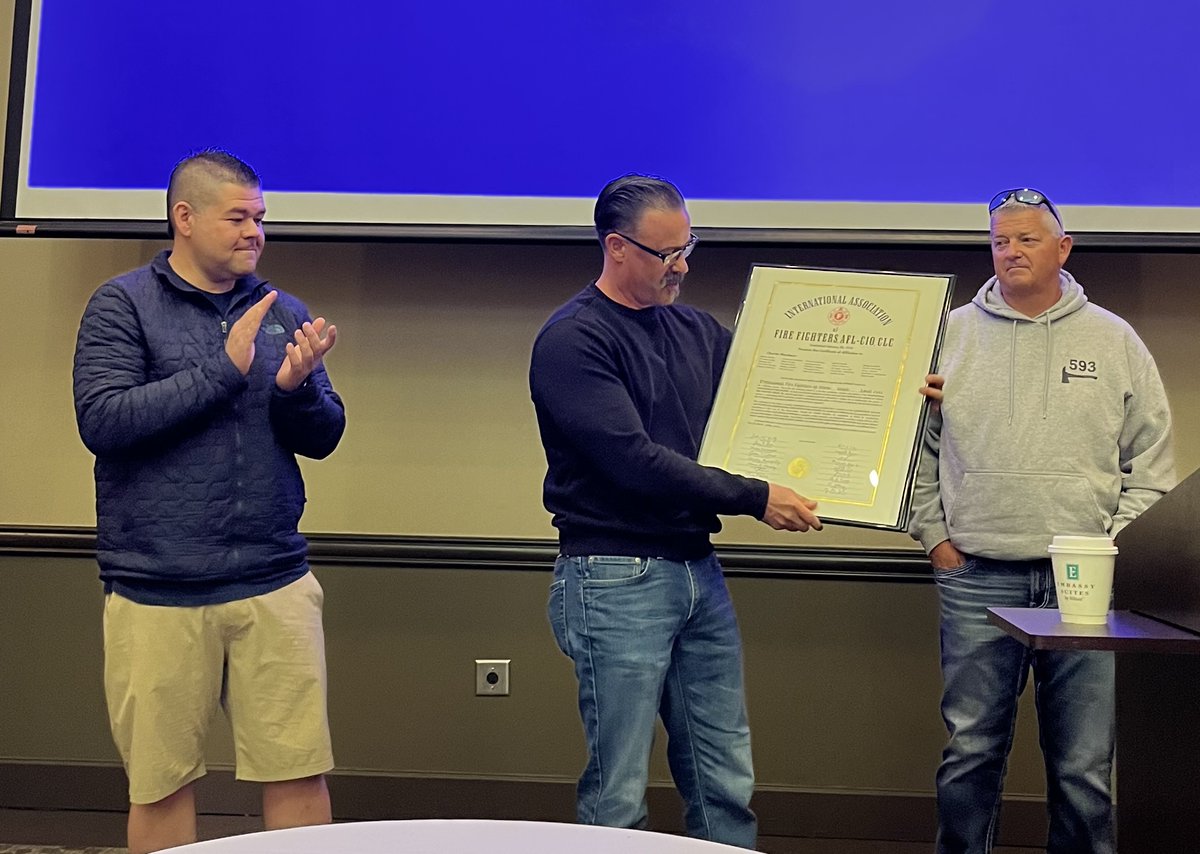 ut_firefighters's tweet photo. Orem L2742 presented with their original Charter number! https://t.co/4QMCzbMJBQ