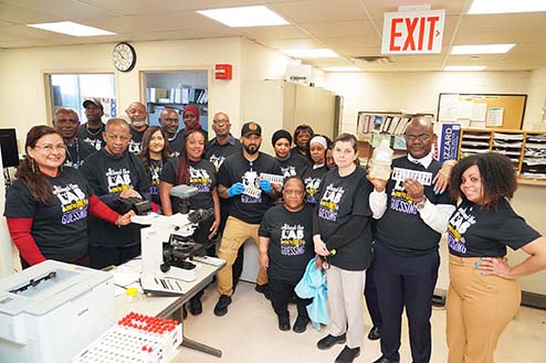 kimberly_joc's tweet photo. For Medical Laboratory Professionals Week, here's a big shoutout to the team at @NYCHealthSystem Harlem! Thanks to them and all laboratory professionals for their dedication to the health system and mission.
#LabProsWeek
#WeAreHarlem https://t.co/5iXJfSpfzm