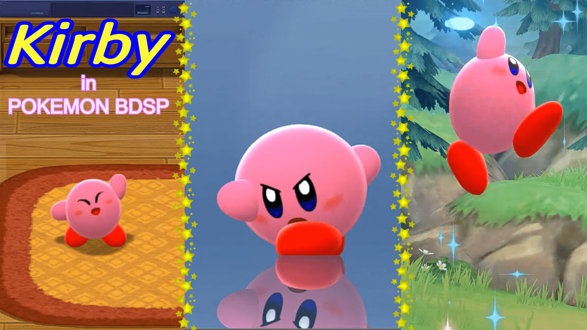 Yisuno ⚝ on X: Alright so I decided to fully adapt the following mechanic  to my Kirby mod for Pokemon BDSP. Turns out that some of the overworld  interactions are just too