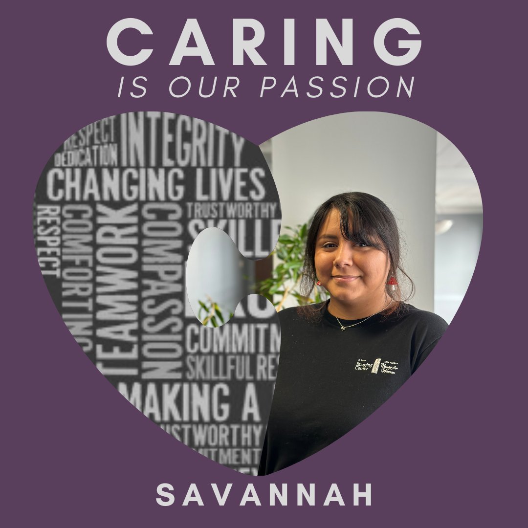 Savannah said, 'I enjoy working in healthcare because there are many opportunities to grow and learn new things.' Savannah, we are thankful for you and your growth mindset! Thank you! #teamFJIC #adminweek #CaringIsOurPassion