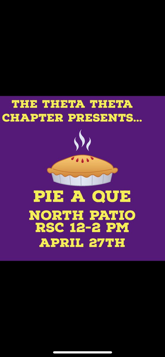 The_Boot_Bruhz's tweet photo. Come out and Pie your Favorite Que 🐶❕ Today At the North Patio, RSC 

12-2pm ⚡️⚡️

1🥧 for $3 and 3 🥧🥧🥧for $6 https://t.co/m52gjXi01Z