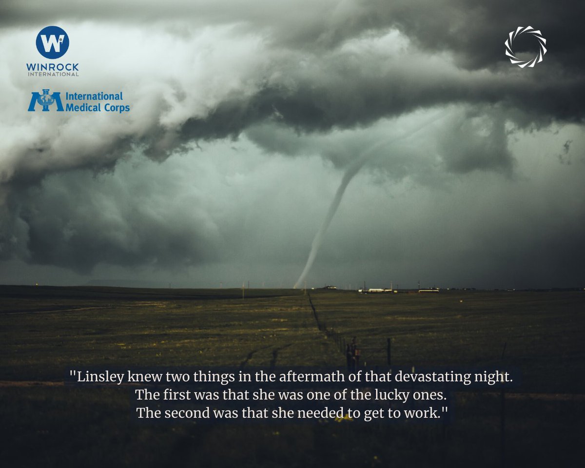 Overnight between March 31 and April 1, 2023, America’s heartland was struck by over 130 confirmed tornadoes, devastating an area from Nebraska to Ohio and, further south, the area around Little Rock, Arkansas. A year earlier, Linsley Kinkade of @winrockintl and Erica Tavares of