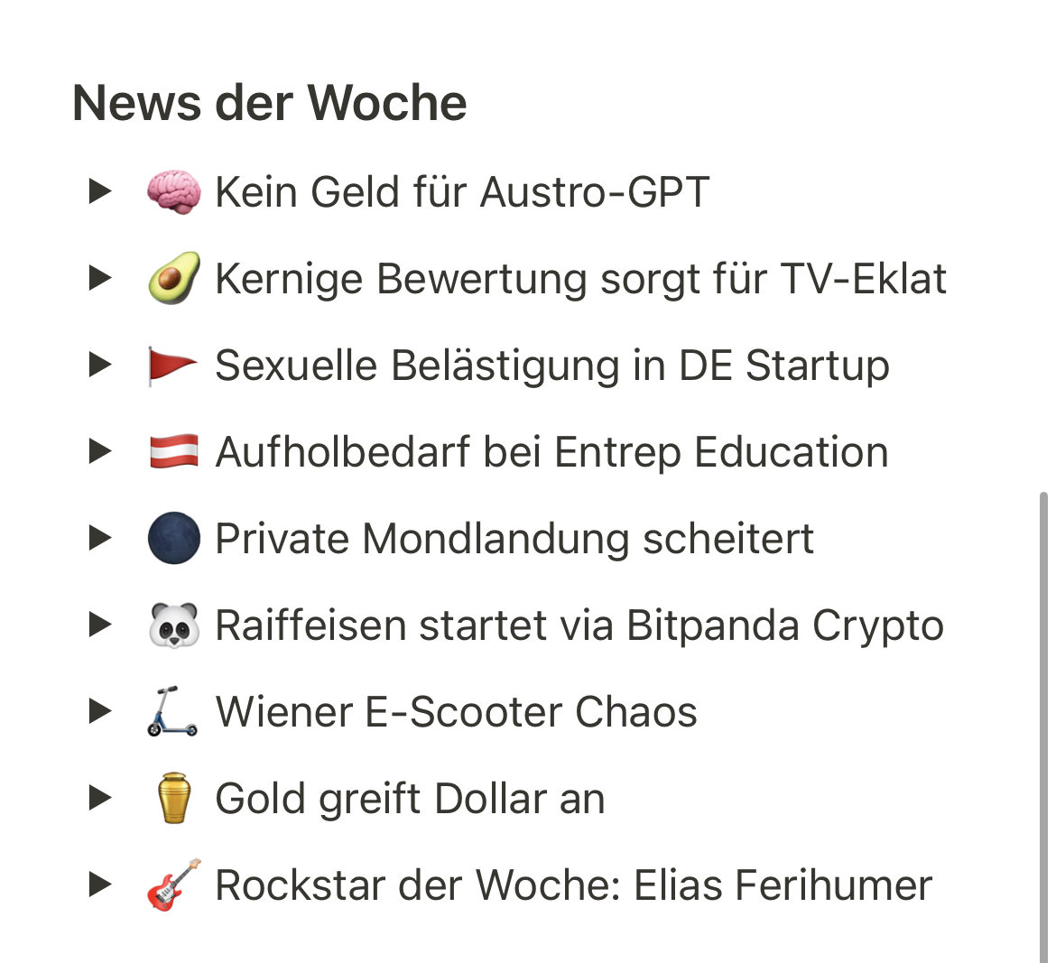 Markus Raunig (@markusraunig) on Twitter photo Traurige Vergleiche, konfliktreiche Quotenbringer und bemerkenswerte Kehrtwenden. Diese Woche kommt <a href="/future_weekly/">Future Weekly Podcast</a> mit <a href="/HannahWundsam/">Hannah Wundsam</a> und viel News zum Nachdenken. Traurige Vergleiche, konfliktreiche Quotenbringer und bemerkenswerte Kehrtwenden. Diese Woche kommt <a href="/future_weekly/">Future Weekly Podcast</a> mit <a href="/HannahWundsam/">Hannah Wundsam</a> und viel News zum Nachdenken.
