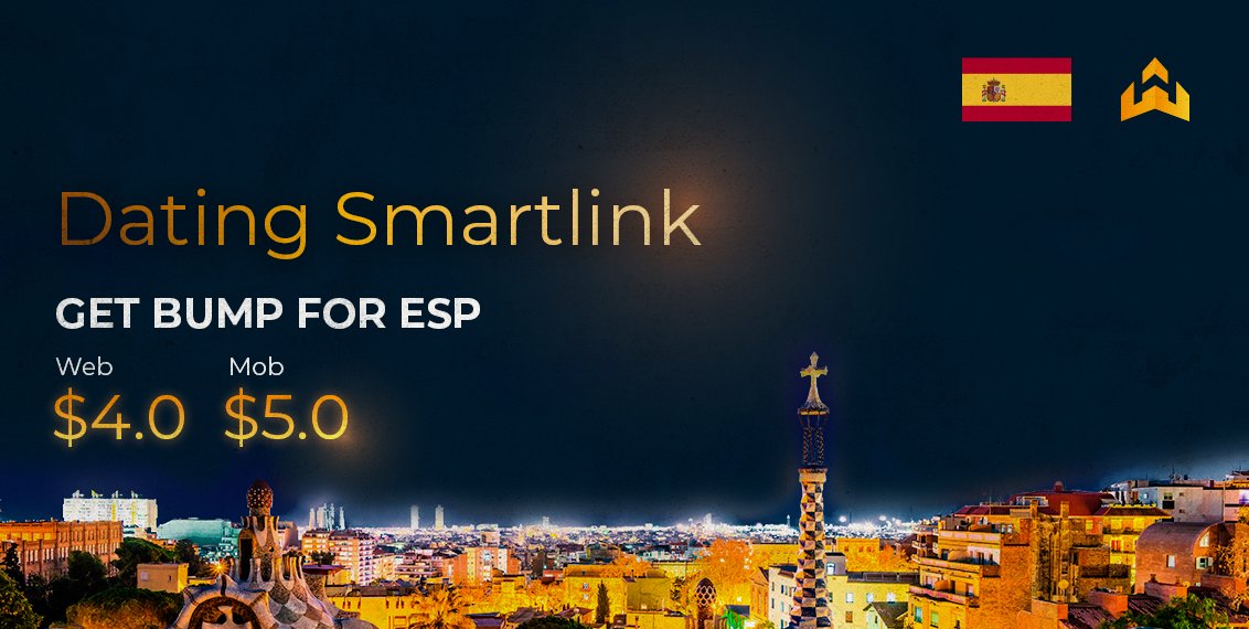 AdsempireAgency's tweet photo. Here's the deal: If you haven't run any campaigns in Spain via our #Smartlink, now's your chance to cash in on this opportunity. We're offering a sweet bump $5 web / $4 mob. TRY ESP NOW! https://t.co/sctx3F93dX #datingsmartlink #affiliatemarketing #cpanetwork #revenue https://t.co/CoNHJFhAzN