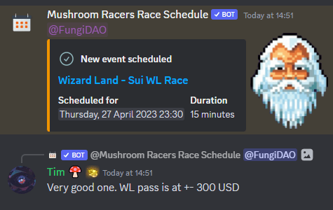 +++ Breaking +++
Our alpha hunters came through with an additional WL race for today.
Don't miss the magic of @WizardLand! 🪄