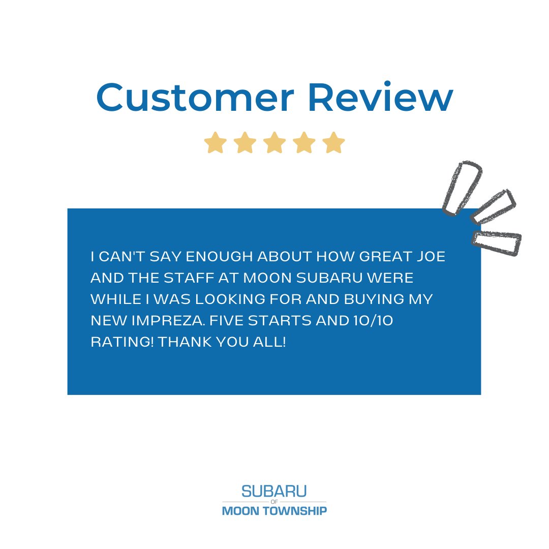 drivewaymoonsub's tweet photo. We truly appreciate our customers' feedback! Thank you valued customer for the five-star review! 🤩

#happycustomer #customerappreciation #weloveourcustomers #customerfeedback #customersatisfaction #fivestarreview #subarumoon #earncustomersforlife https://t.co/cTTPEFVb0b