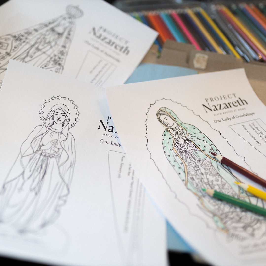 bostoncatholic's tweet photo. Celebrate the Virgin Mary with your kids! Project Nazareth offers five free, downloadable Marian paper statues, inspired by images of Mary from around the world. Give her a crown, share her with others, or add her to your prayer space. https://t.co/1gw3xJBmKU #projectnazareth https://t.co/DVS1hWs1nQ