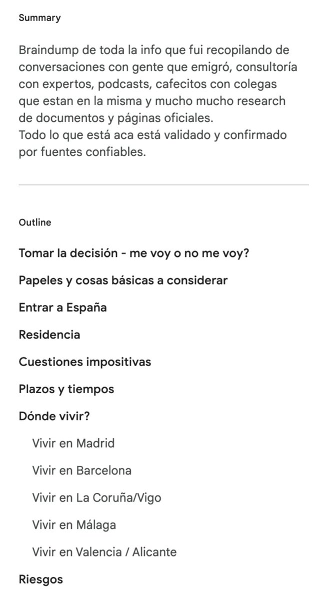 mavi_tuit's tweet photo. 🇦🇷🔜🇪🇸 Valencia será mi destino

Planifiqué mi proyecto de emigración durante más de un año.

Todo empezó con un braindump... Ya tiene 10 páginas y sigue creciendo, te interesa? https://t.co/x6uSKQjaYI
