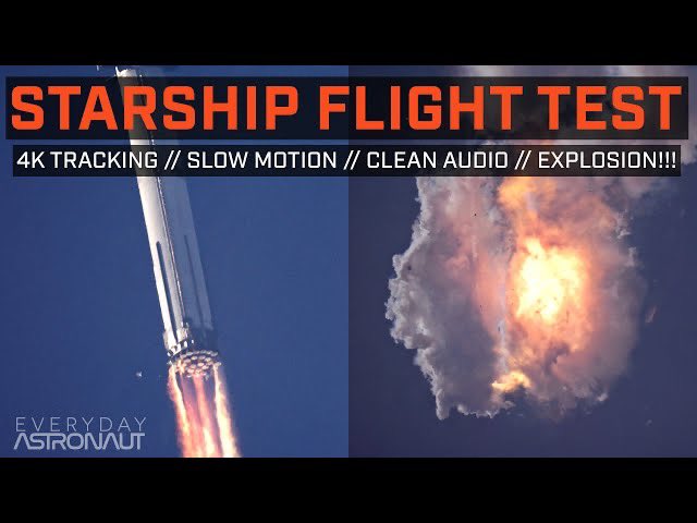 Erdayastronaut's tweet image. #Starship Test Flight 4K Slow Mo Supercut w/ Tracking and Incredible Audio. Huge thanks to everyone who made this possible on the Everyday Astronaut and @considercosmos’s teams!!! - 
youtu.be/NCYSVmSPM7E