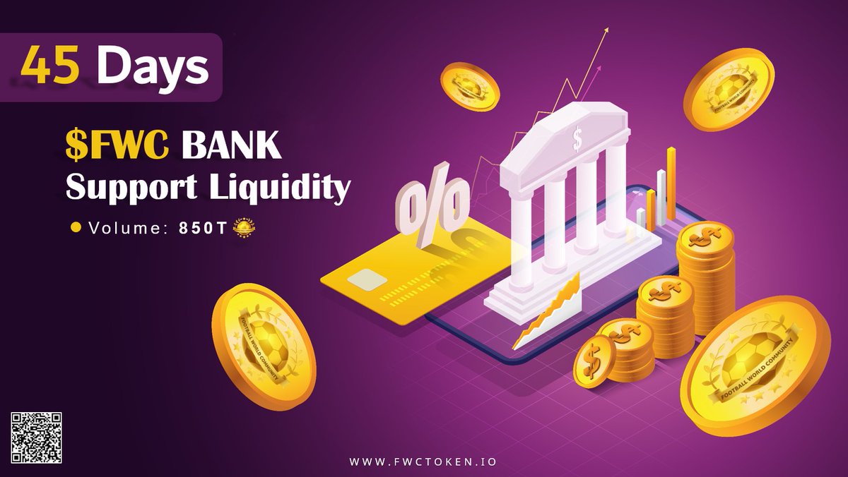 FWCOMMUNITY_Q2T's tweet photo. 🏦 FWC BANK
Support liquidity 🔼

⚡️Good news!
As 45 days have passed since the launch of FWCBANK's ecosystem, we are thrilled to announce that over 850T of $FWC units have been purchased in a short period of time in honor of your dedication. This is a testament to our efforts in providing a powerful, secure, and trustworthy platform that holds immense value for our holders and community. 

🌐Link:
https://t.co/cvSGFKNL9F

➡️Join us on this thrilling journey

#support #FWCbank
#liquidity #FWC #crypto
#cryptocurrency #bank
#buy #bscscan #Binance
#Community #holders