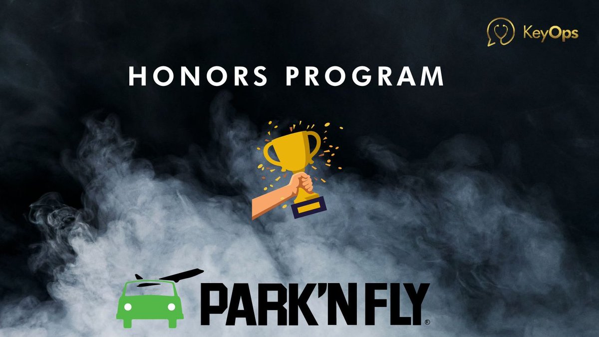 KeyOps is excited to announce our partnership with @ParkNFlyCA for our Honors Program!

Our Members can be rewarded with discounts on weekly and daily rates for valet parking and self-parking. 🥼 Physicians - Level up and earn rewards by signing up today: buff.ly/3gEyAAU