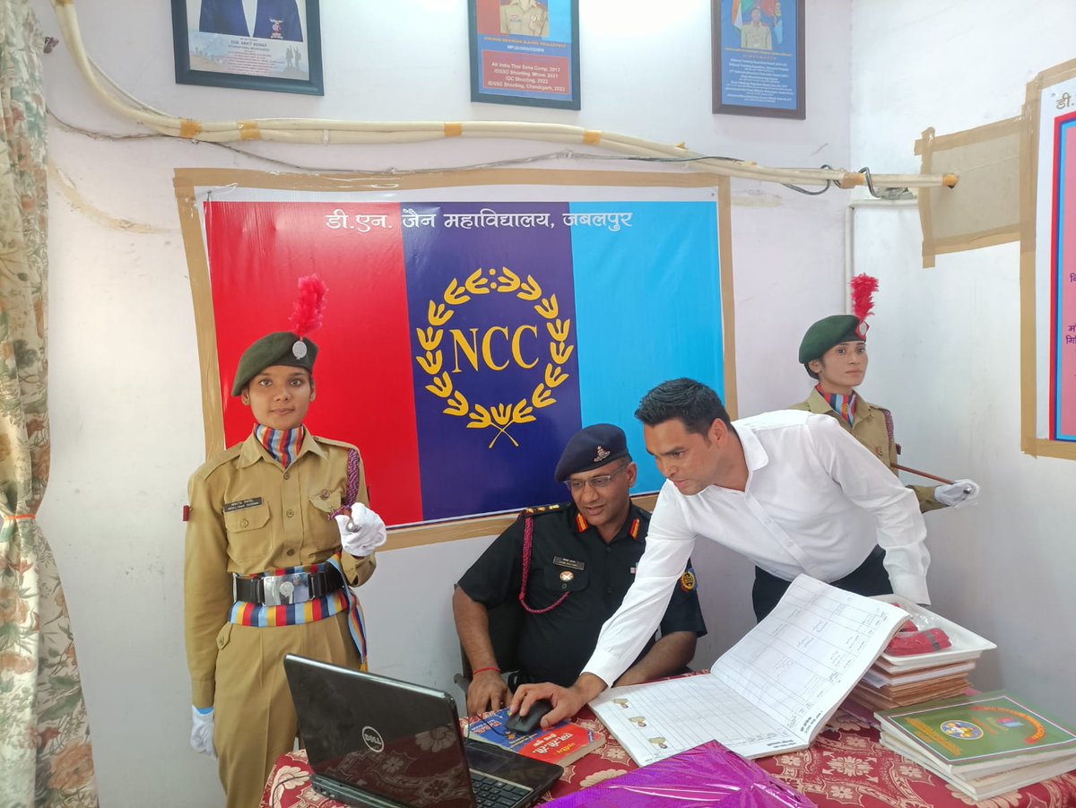 DNJAINNCC's tweet photo. #DGNCC #1MPBN #NCC
1 MP BATTALION'S COMMANDING OFFICER VISIT TO D.N. JAIN COLLEGE, JABALPUR https://t.co/hYoOm7Pyms