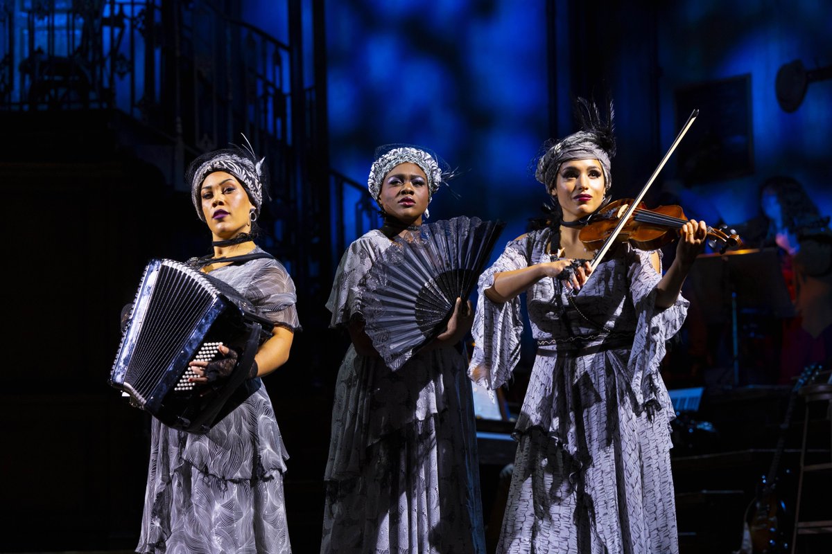 “And they was always singin’ in the back of your mind. Everybody meet The Fates!” Which Hadestown song have the Fates been singing in your head since you saw it? ow.ly/vOUX30suREI