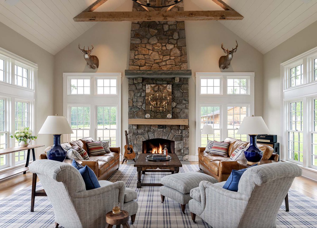 One Kindesign on Twitter: "Tour this Connecticut country home with ...