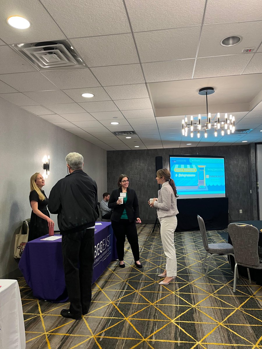 CCSNJ's tweet photo. The CCSNJ held our Small Business/Entrepreneurs Council. Members heard from industry experts on marketing strategies to help small businesses compete with larger businesses. Additionally, the event featured a presentation on legal considerations to protect your business! https://t.co/U0YR2k4zep
