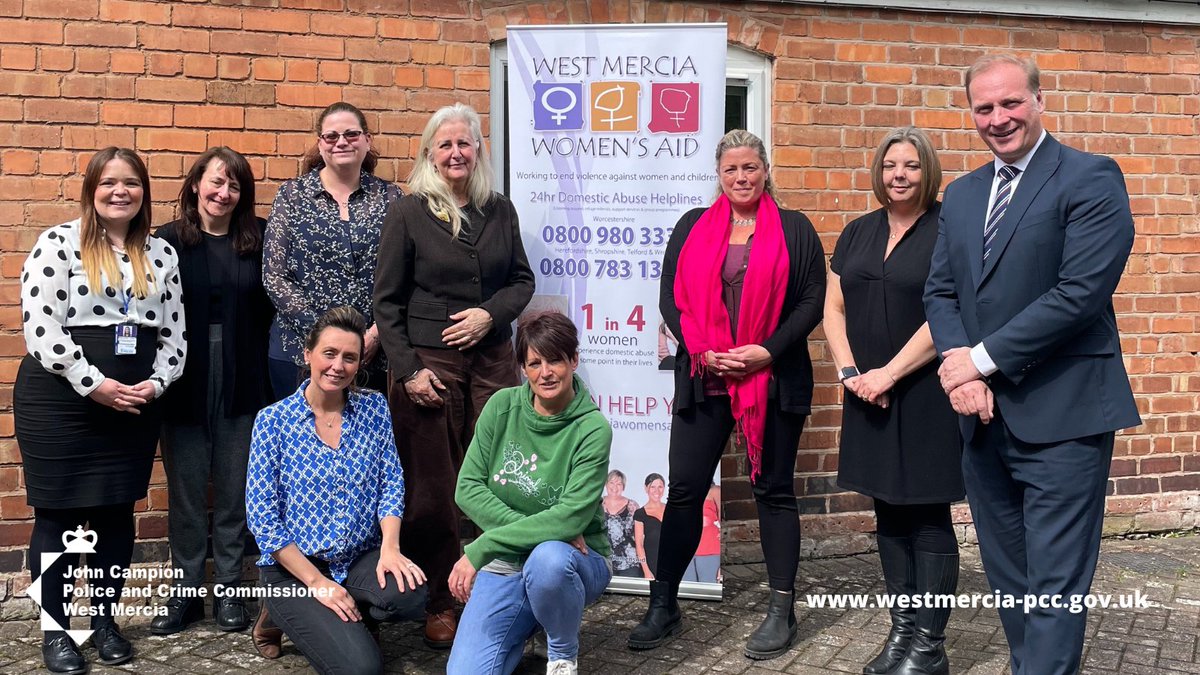 Yesterday, DPCC @Mbayliss14 visited @WMWomensAid to talk to the team about how the funding from PCC @JohnPaulCampion is supporting them to create change. The team are doing amazing work to support victims of domestic abuse and educate people that violence has no place in society