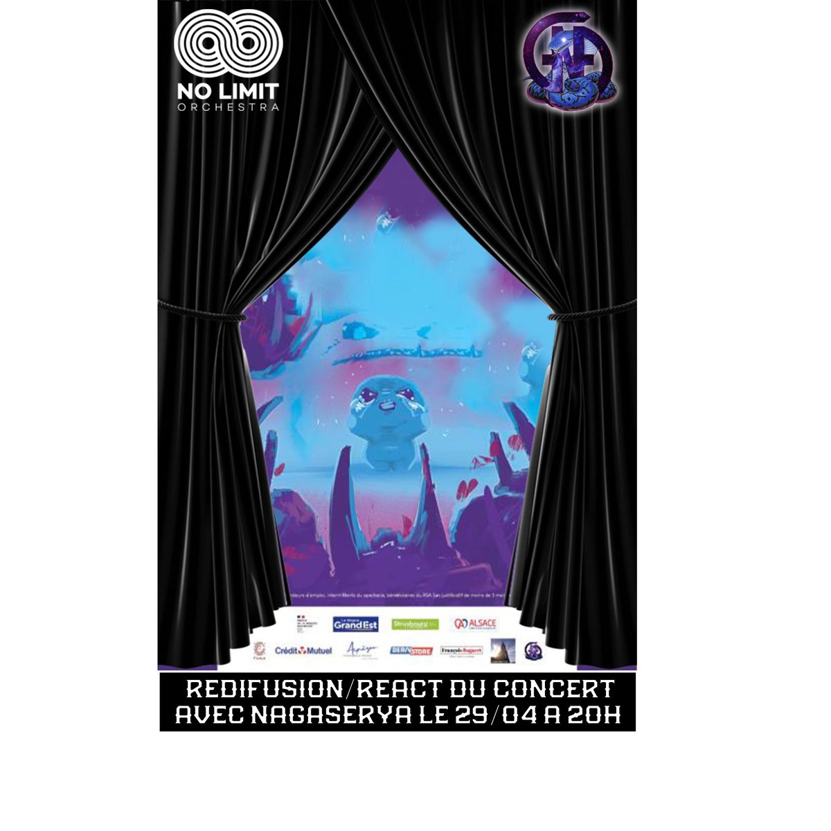 On va voir le concert ensemble demain soir !  Je compte sur vous pour partager à fond !  Trop hâte de voir le rendu du concert avec vous et pouvoir y réagir avec des anecdotes :)  Encore merci et bravo au

<a href="/NLOrchestra/">No Limit Orchestra</a>

pour cette performance incroyable !
