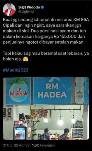 SeputarAHY's tweet photo. Ya gimana mau main ke kantor @elonmusk, malu lah, wong jubirnya makan ayam 3 aja ngakunya 2, terus protes dibanderol harga 155 ribu di masa mudik Idul Fitri. Iya ngga sih @sigitwid ??

🤣🤣 https://t.co/6FIGl5NB7L