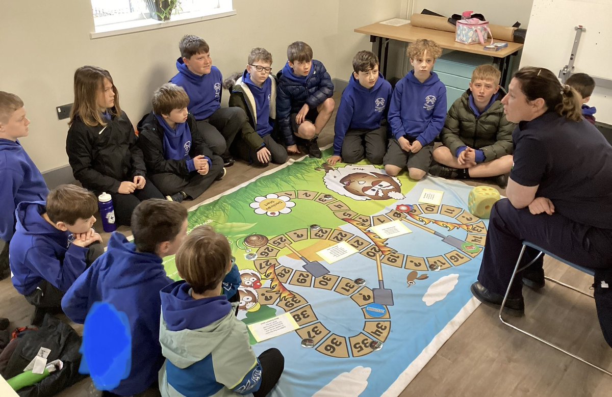 Peterstonps's tweet photo. Dosbarth Chwech had great fun @crucial_crew this morning.  We learnt a lot about the seven different agencies and how to keep ourselves safe #fireservice #foodstandards #RLNI #RedCross #resolveit #nationalgrid #networkrail https://t.co/GvkPhG59Oy