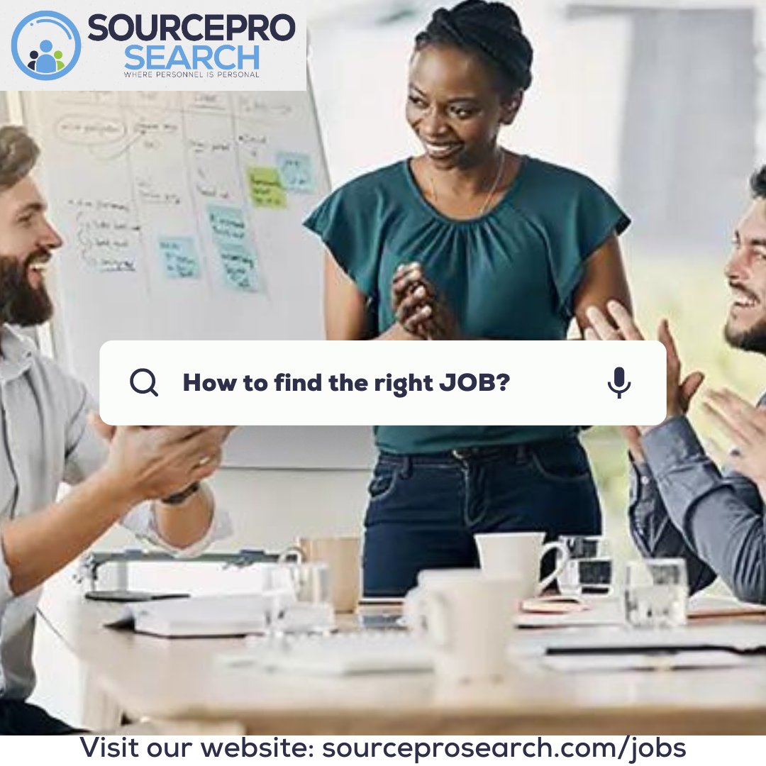 SourceProSearch's tweet image. Finding the right job can be a challenging task, but with some self-reflection and research, you can increase your chances of finding a fulfilling career.

Visit our website and discover job opportunities that match your skills and preferences: sourceprosearch.com/jobs