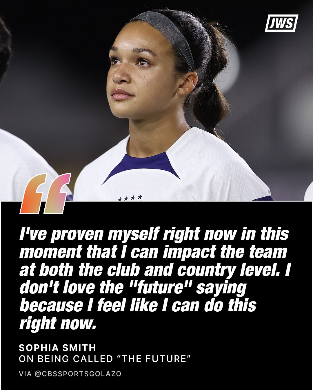 Just Women's Sports on Twitter: "Sophia Smith is the present 🗣 (via  @CBSSportsGolazo) https://t.co/5H6nY6nZyA" / Twitter