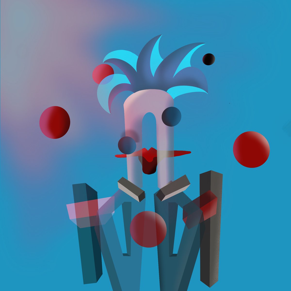 gldncrypt0's tweet photo. There are many Artists doing incredible things in this space everyday. We see art being used to support lifestyles, to evoke emotion, to insight thought and unfortunately to exploit. I feel it is our duty to highlight those with pure intent and an Art first outlook.  👇

@ikorma!!! My story of this legend in the making!

I was lucky enough to meet him early in my web3 journey and we became friends, exchanging gm's and supporting each other using social currency. 

His work always had a light hearted feel to it and usually took a second glance to reveal the subject. All of the pieces were abstract, yet you can always tell it's an @ikorma piece. The color palette, usage of shapes and placement all work together to identify his work. 

Then there is the actual artist(s)!! I had the pleasure of meeting the son, (ikorma is a father son duo!) in New York and his irl presence is just as energetic and inspiring as his work! Every second I spent around him was spent smiling, laughing or observing something artistic around us. I was able to witness him paint and see his work come to life in real time, and it was at that moment that I felt the deepest connection to his art. 

It all made sense, the energy, the vision, the perspective, I saw it all for a quick fleeting moment and it changed the way I saw all of his work from then on. As an observer of art, we always place our personal life experience into the symbols and colors we see. There is however a magical thing that happens when the artists experience makes its way from the piece into your life. This is what happened to me, it is the reason I will forever be a fan and why I collected set of his recent drop, the Abstract Faces MA, NA, JO & OR. I hope that @ikorma is able to reach others and bring some joy into their lives as well!