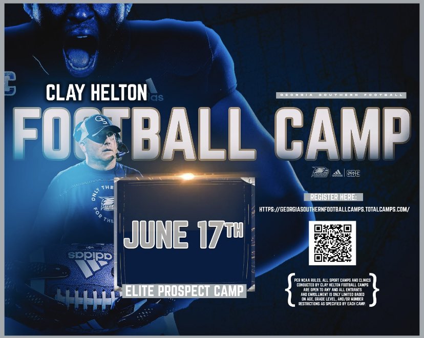 Thank you for the camp invite, exited to get to work! 
@CoachThurmond87 @catchit_pat @SealyTigersFB <a href="/GSAthletics_FB/">Georgia Southern Football</a>