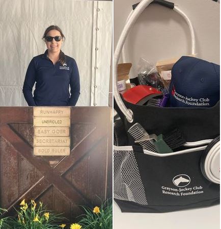 Grayson_JC's tweet photo. Stop by booth 28 at the Land Rover Kentucky Three-Day Event to complete your scavenger hunt task by standing in the famed stall one of Claiborne Farm for a chance to win some awesome prizes!
#LRK3DE #bestweekendever #Secretariat #graysonjockey #equineresearch #useventing https://t.co/juPoDN4v3o
