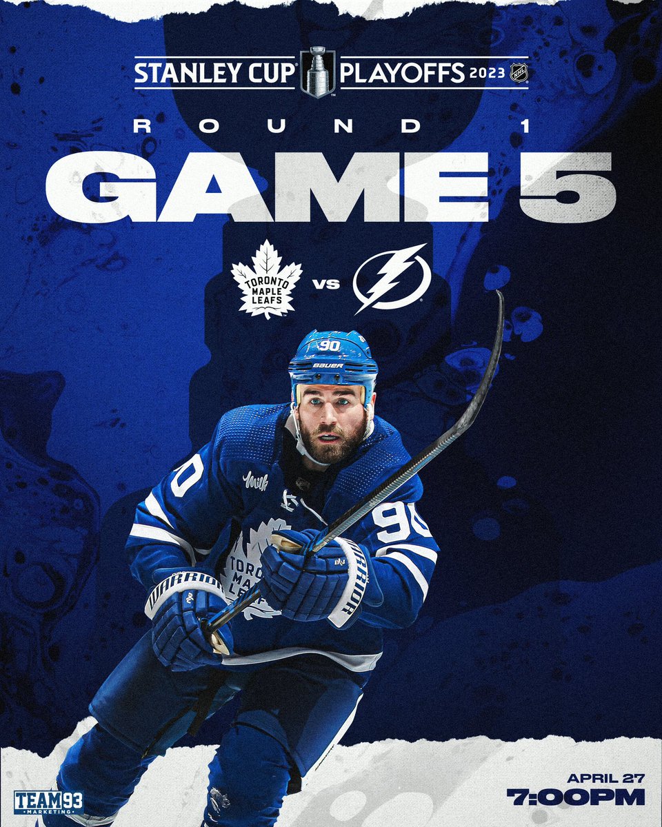 douggilmour's tweet photo. It’s GAME DAY! Game 5 tonight and I’ll be in the house!! 🔵 Let’s close this one out boys!!

#stanleycup #stanleycupplayoffs #leafsforever #goleafsgo https://t.co/oO6hZL95Od
