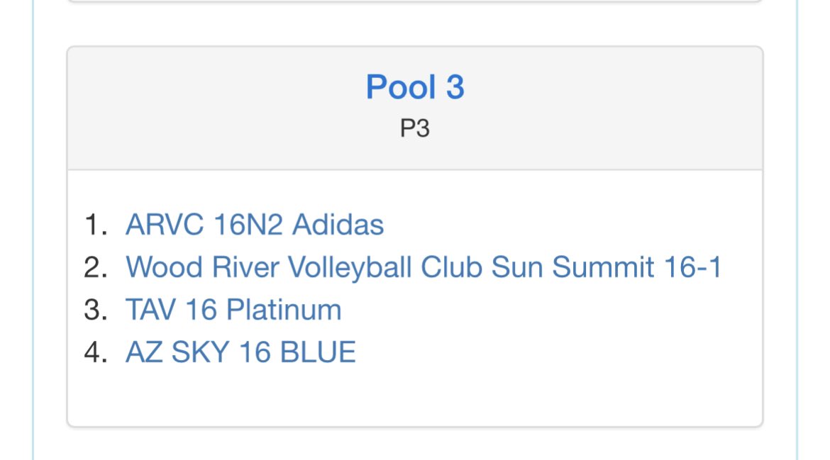 Schedule for day one of Far Western! Court 20 @ 3pm!! 🏜️ 🌵
