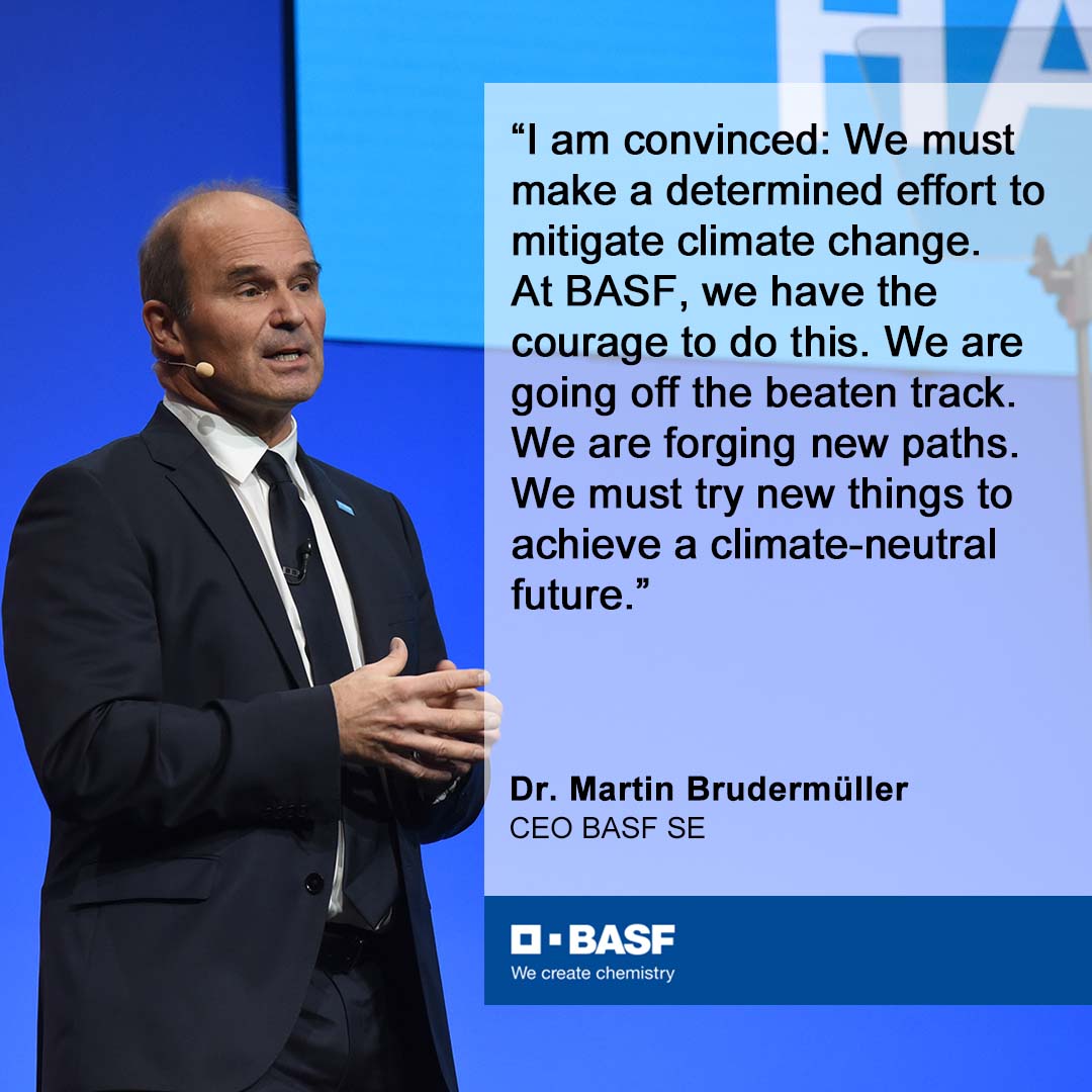 BASF's tweet photo. BASF's transformation towards #NetZero2050 was one of the key elements of the speech of Dr. Martin Brudermüller at today's #BASF_ASM
The recording of the speech is available at https://t.co/97LB9bMxg4 https://t.co/UlcBA3FzKz