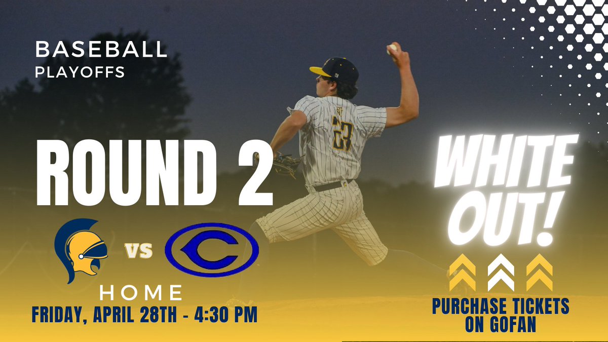 STJAthletics1's tweet photo. Baseball tomorrow afternoon
HOME 4:30 PM (Double Header)
Purchase tickets here: https://t.co/KJQmrrlBRg

Calling on The War Zone to show up!  Wear white! 
@STJNews https://t.co/jMmJ3WSFn6