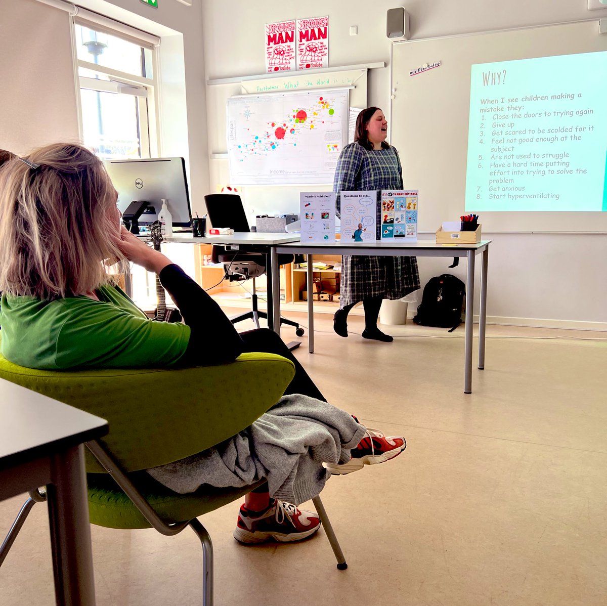 Karen_DK's tweet photo. How can we encourage a mistake-making culture in our classrooms? @GramRuta shared her @pedagogyofplay research at our annual @ISBillund celebration of learning. https://t.co/OfjTqND3wy
