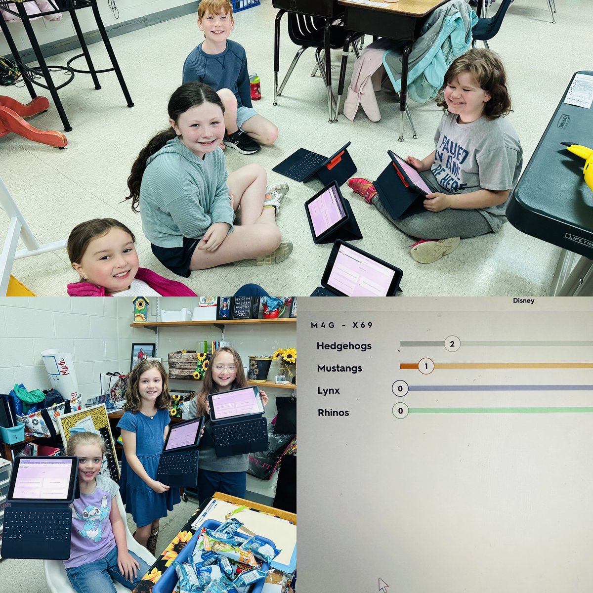 Dodsons_Kiddos's tweet photo. Indoor recess fun on this gloomy day! #quizletlive disney style! Learning about all things Disney! #fun
#BTechyCountdown @BESBartlett https://t.co/DCZBPqg7SR