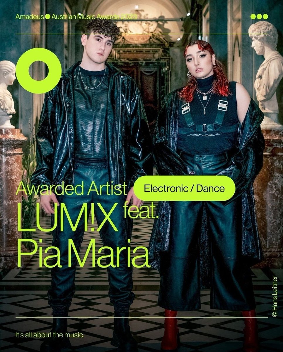 austrovision_at's tweet photo. ⭕  LUM!X &amp; PIA MARIA win at the AMADEUS Austrian Music Awards 2023 in the Electronic/Dance category for their hit Halo. Congrats!

#AAMA2023 #Eurovision https://t.co/ImGrfzhzIH
