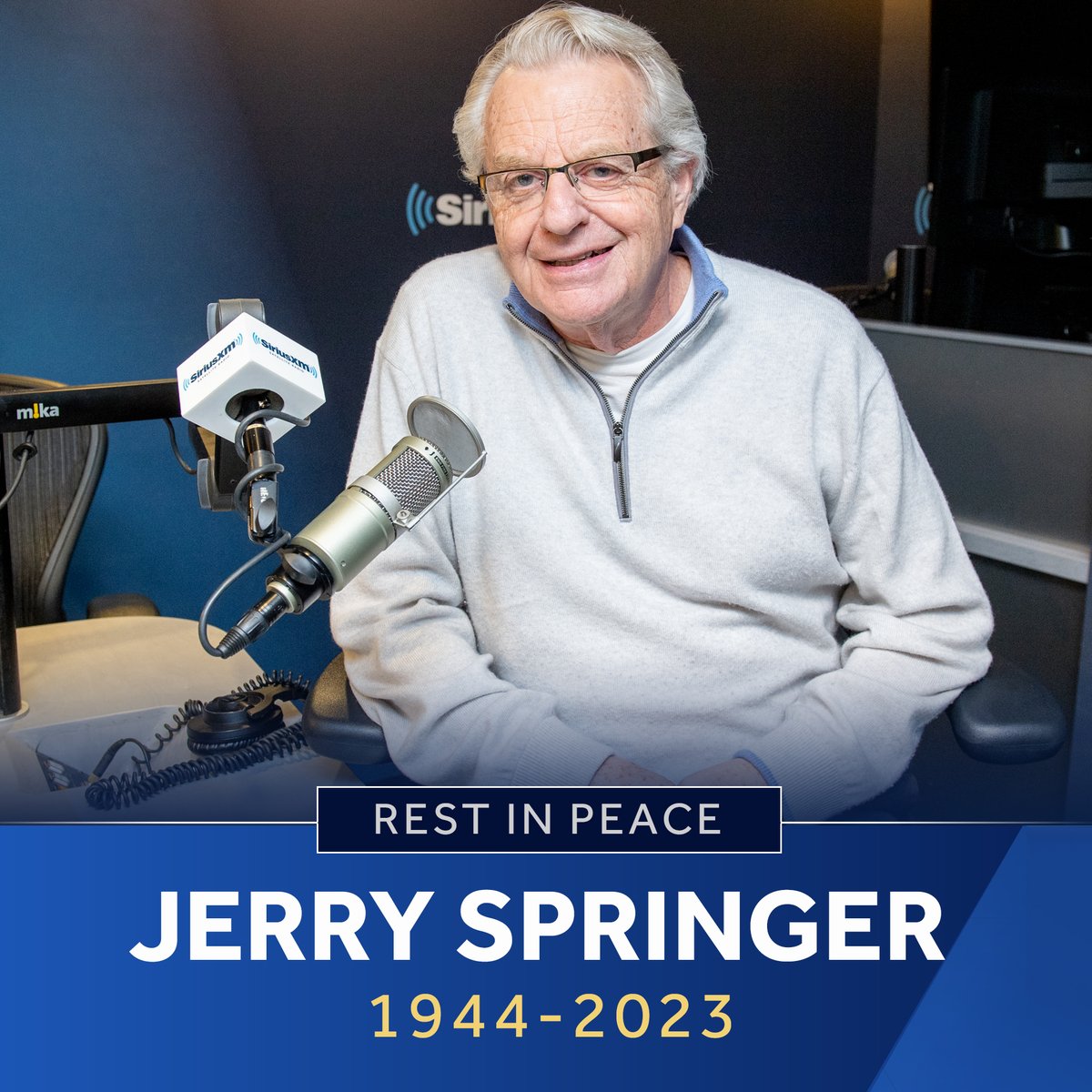 REST IN PEACE: Jerry Springer, legendary talk show host and former WLWT anchor and mayor of Cincinnati, has died, according to a statement from his family. He was 79. wlwt.com/article/jerry-…