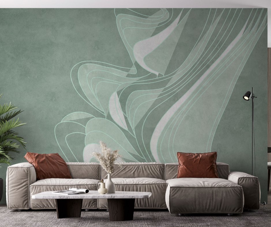 infoaffreschi's tweet photo. The soft green-white tones of this design alternate each other to create flowing lines and shapes. Nothing is left to chance, every detail of this handcrafted textured #wallpaper is designed to give an extremely elegant look to the space where it is applied.

Design: SM01C https://t.co/WvaoByMSlZ
