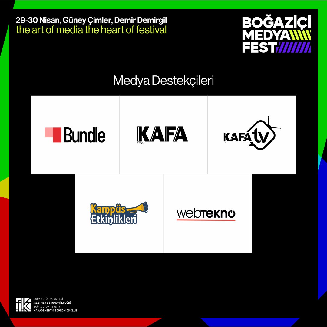 Medya Destekçilerimize katkılarından ötürü teşekkür ederiz!💫