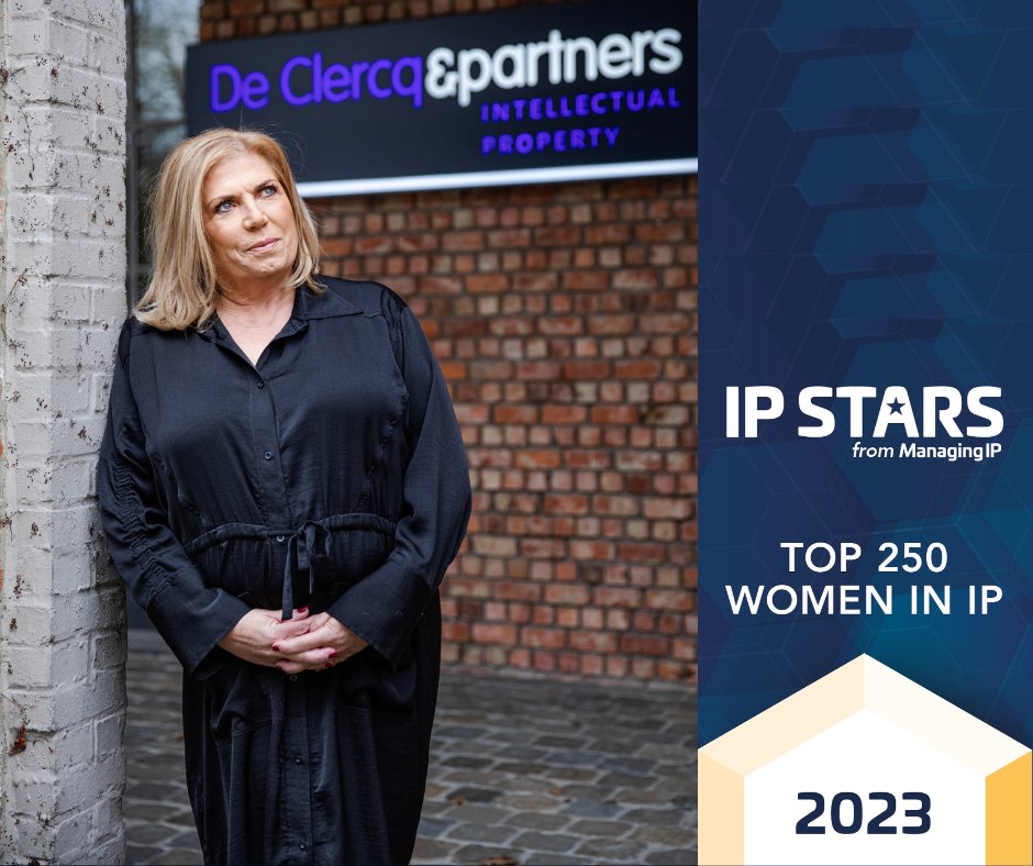 DeClercqPartner's tweet photo. We are proud to announce that our founding partner Ann De Clercq was again awarded by Managing IP (MIP) as one of the “Top 250 Women in IP” globally for 2023.
Find more info here: https://t.co/onWaAWFOAG
#MIP #Intellectualproperty #patents #fromideatoIP #ipstars #womenfounders https://t.co/OhngcLFhZR