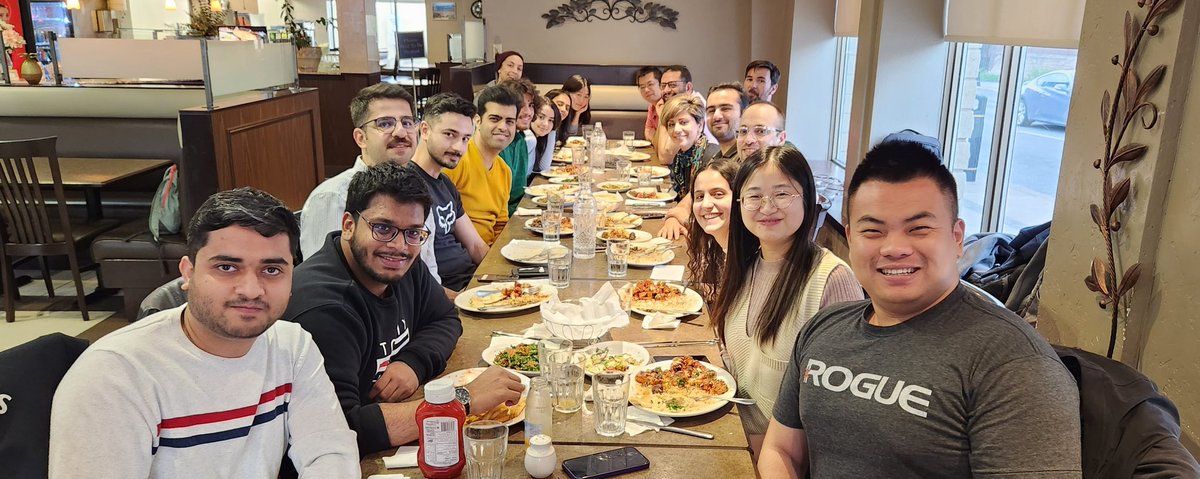 Just wrapped up another incredible semster with this group of talented and hardworking <a href="/McMasterEng/">McMaster Engineering</a> team members on our collaborative project with <a href="/CubicTS/">Cubic Transportation Systems</a>. It was great touring our brand new Virtual TMC at MARC and celebrating with a delicious meal together. #teamwork