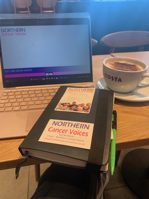 NCVNENC's tweet photo. Out and about in Morpeth and Cramlington today. Great to see all our lovely network members - we cannot do it without you #cancer #supportlocal #MacmillanNE #NorthernCancer #MindandSole1 #copingwithcancer https://t.co/quXKWpPHWC