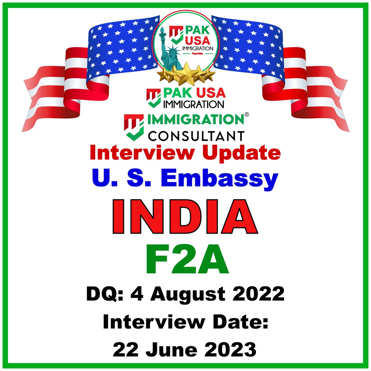 PakUSAImmigrant's tweet photo. US Embassy INDIA - Interview Letters Update
.
#usimmigration #PakUSAImmigration #MJImmigrationConsultant #F2A #FX1 #F2B #USCIS #NVC #F3Visa #f4visa #pakimmigration #immigrationconsultants #US #usa #PakUSAt75 #destinationpakistan https://t.co/2cL9tTWmcA