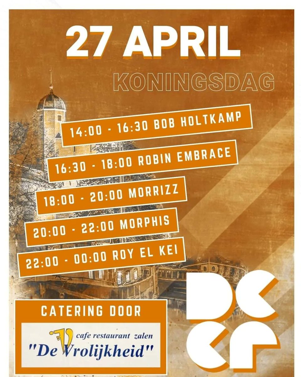 SpartyPromo's tweet photo. Tot middernacht....
@DEEPTECHNO2015 

#Zwolle #koningsdag #Techno #Technozwolle 
Video @SpartyPromo https://t.co/kvJzc5unFl