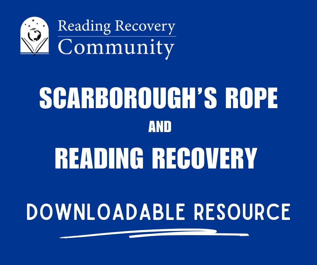mylitcouncil's tweet photo. "Scarborough’s Reading Rope model illustrates the complexity and interconnectedness of skills needed to become a proficient reader. In Reading Recovery, students are engaged in all of these skills..."

Blog: https://t.co/JmTYu23ey9

#ReadingRecovery #Blog https://t.co/1HaMMXYmjw