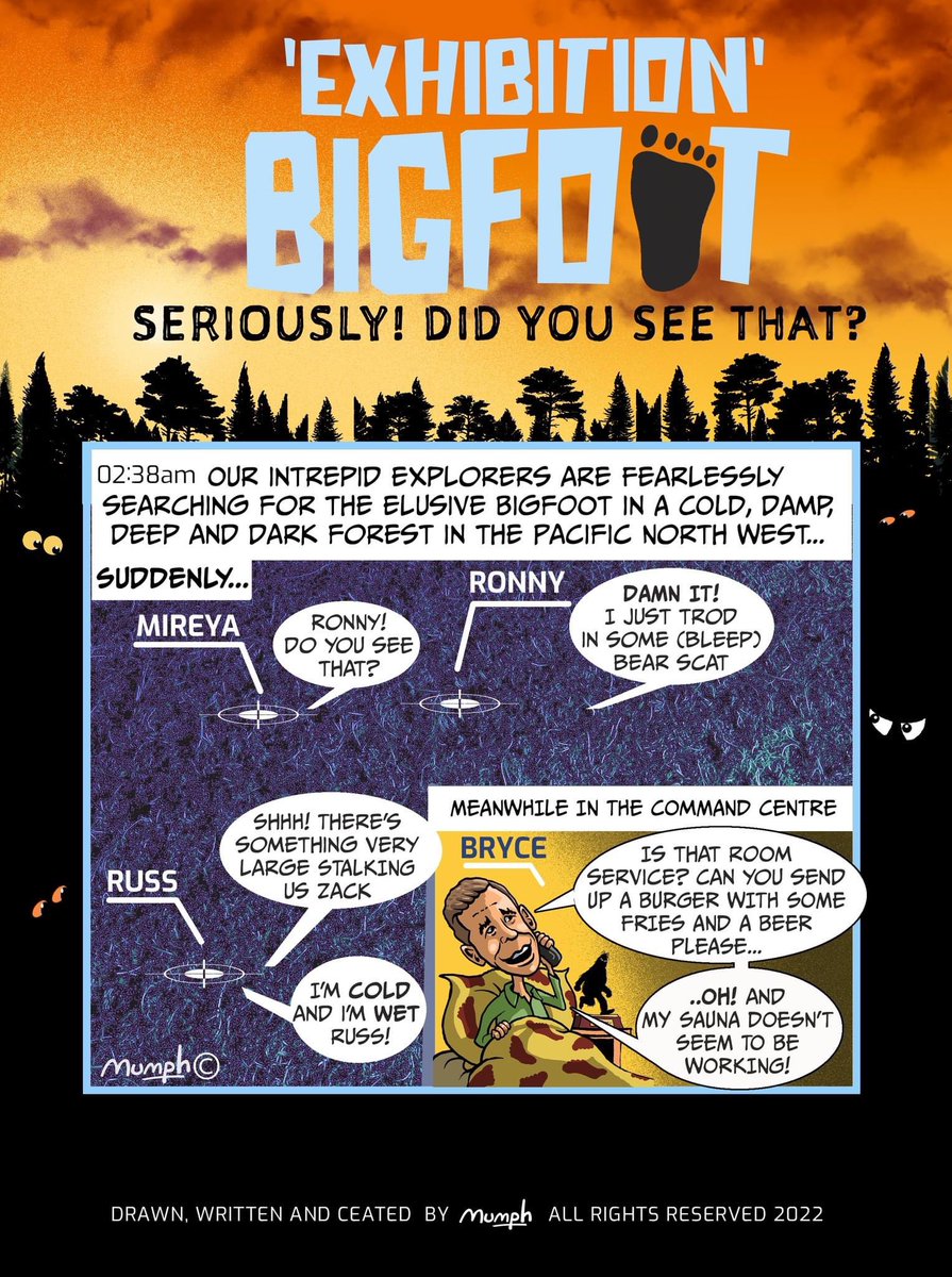 TheJuggerKnott's tweet photo. I got mentioned in a comic strip. Life achievement ✔️ #bigfoot #comic https://t.co/nO10iZTSg2