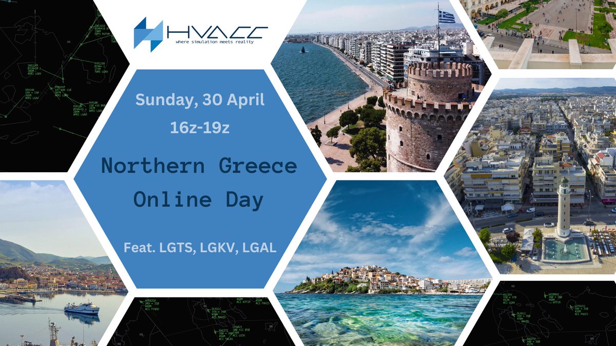 Welcome to Northern Greece Online Day!  Join us on Sunday, April 30 from 1:00z to 19:00z on a day where the breathtaking scenery of Northern Greece will stand out.  
During the event, you will have the opportunity to try some difficult, yet impressive approaches!
See you there!